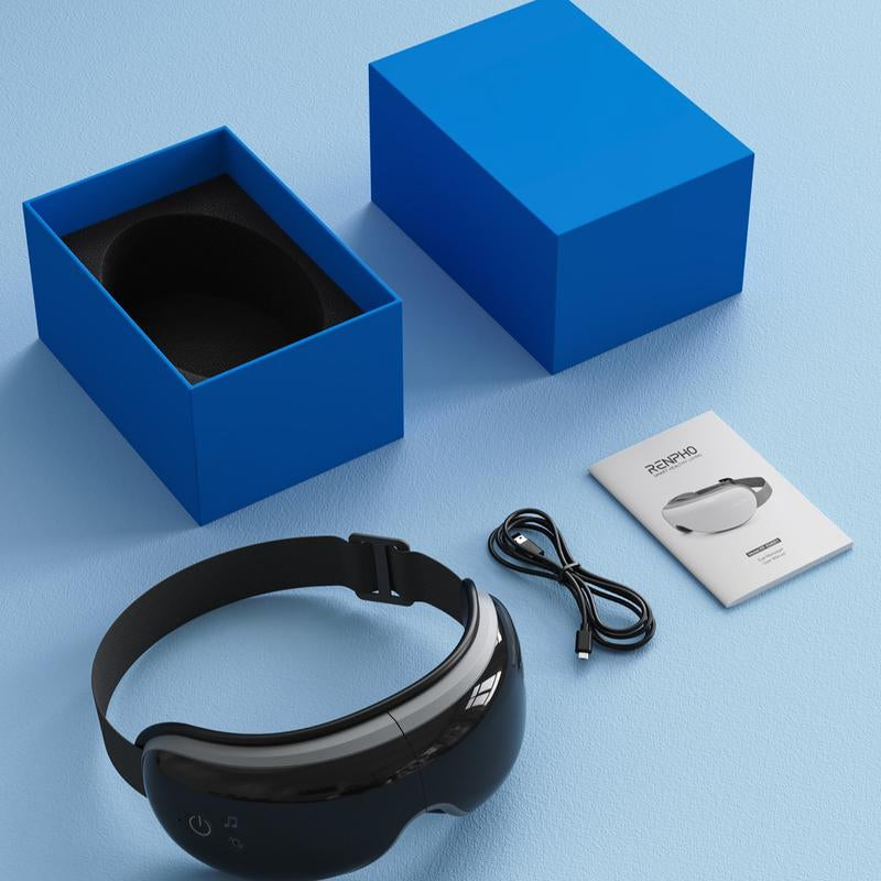 RENPHO Eyeris 1 Heated Eye Massager – Smart Eye Mask with Bluetooth & Daily Relaxation for Eye Strain Relief