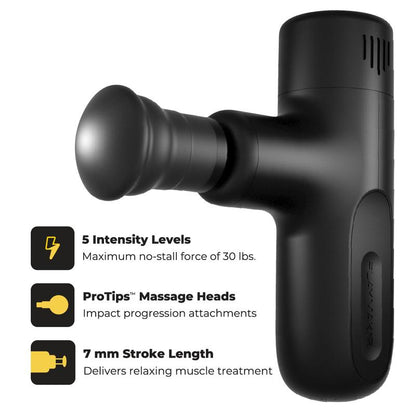 Playmakar MVP Mini Massage Gun with HeatTip & 8 Premium Attachments