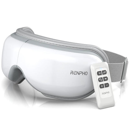 RENPHO Eyeris 1 Heated Eye Massager – Smart Eye Mask with Bluetooth & Daily Relaxation for Eye Strain Relief
