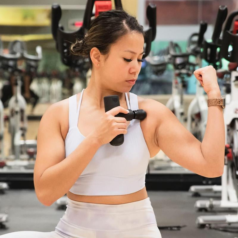 Playmakar MVP Mini Massage Gun with HeatTip & 8 Premium Attachments